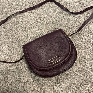 Kate Spade Dark Purple Crossbody Bag